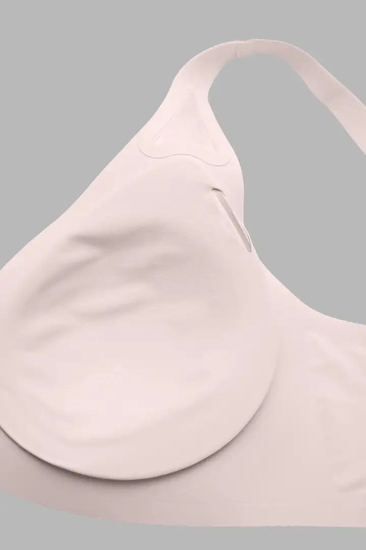 Solid Adjustable Breathable Hollow Out Deep V Neck Sports Bra